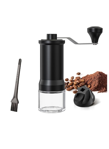 Coffee Grinder - 5 Adjustable Coarseness Settings - Espresso, Drip, French Press, and Pour Over - Perfect for Home, Camping, Travel, Portable