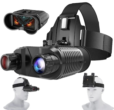 Head-Mounted Night Vision Device Binocular Digital 2.7 Inch Screen Outdoor Infrared Night Vision Telescope &ndash; NV8160