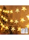 Sulfar Christmas Decoration Star Lights Battery Operated Waterproof 80LED 10M Star Fairy String Lights with Remote Control for Home, Party, Christmas, Wedding, Garden Decoration (Warm White)