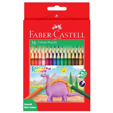 Faber-Castell Colours of Nature Colouring Pencil Multicolour 36 PCS
