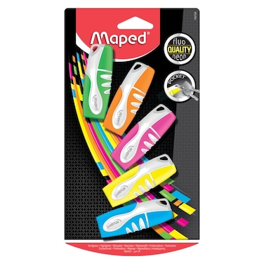 Maped Fluo Pocket Highlighters 5 PCS