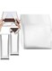 Durku 200 Pcs Chocolate Candy Wrappers Aluminum Foil, Candy Bar Wrappers with Thick Paper Backing Foil Sheets for Food DIY,Candies Wrapping Packing Gifts, 7.87 x 7.87 Inch, Silver