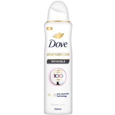 Dove Advanced Care  Antiperspirant Deodorant Spray  Invisible150ml