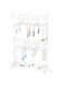 SUPERFINDINGS 1 Set Transparent Acrylic Earring Display Stand with 16 Hangers Stud Earrings Jewellery Display Holder Plastic Display Stand Organiser