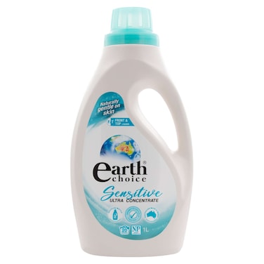Earth Choice Ultra Concentrate Top And Front Loader Sensitive Laundry Liquid 1L
