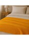 DECOR Reversible Soft Sherpa Bed Blanket Fleece Ultra-Soft, Breathable &amp; All-Season Comfort 200x220 cm Orange