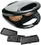 Black &amp; Decker 750W Sandwich Maker 2 Slot Non-Stick 3in1 Interchangable Sandwich Grill And Waffle Maker, With Indicator And Ready to Cook Lights For Quick and Easy Dishes TS2090-B5