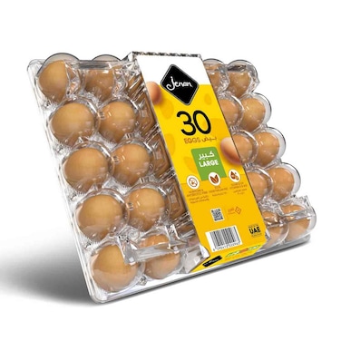 Jenan Brown Large eggs 30 PCS