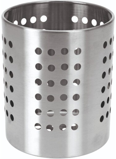 East Kitchen Utensil Caddy Cooking Tools Holder, Stainless Steel, 12 x 14 cm