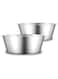 URBUDDIES 1.1 Gallon Extra Large Dog Bowls, 2 Pack, XL Stainless Steel Dog Water Bowls for XLarge Dogs, Polished, Dishwasher Safe, Easy to Clean