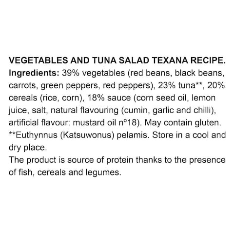Rio Mare Salatuna Texana with Beans Rice and Peppers, 160g Pack of 2