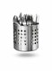 Stainless Steel Round Spoon Stand/ Cutlery holder