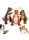 Khazna Dog Toy for Aggressive Chewers, 3 PCS Indestructible Robust Stuffed Plush Squeaky Dog Toy for Small Medium Large Dog