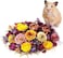DFDTYCA Hamster Bedding, Natural Dried Flower Herb Bedding, Decorative Bedding for Small Animal Habitats, Odor Absorbing Fragrant Plant Bedding for Hamsters, Guinea Pigs, Gerbils, Chinchillas