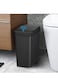 Bathroom Touchless Trash Can 12L Smart Automatic Motion Sensor Can with Lid Electric Narrow Small Garbage Bin for Kitchen Office Living Room Toilet Bedroom RV
