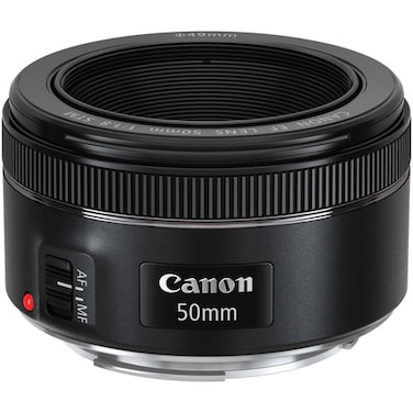 Canon EF50mm F1.8 STM Standard Prime Lens for EOS DSLR Cameras - Black

