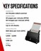 Canon DR-C225 II document scanner A4 small footprint home scanning with scan to excel and word software