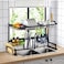Home Stainless Steel Dish Drying Rack Over Sink &acirc;&euro;&ldquo; Kitchen Drainer, Utensils Holder &amp; Storage Shelf for Kitchen Supplies