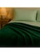 Decor Flannel Blanket &acirc;&euro;&ldquo; Single (150x200 cm)   Solid Dark Green   Ultra-Soft, Lightweight &amp; All-Season Comfort