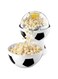 hxoity Hot Air Popcorn Popper Maker Fully Automatic Healthy No Oil and No Sugar Corn Popcorn Machine 2-in-1 Lid Measures Kernels and Melts Butter for Making Healthy Snack Food(Football)