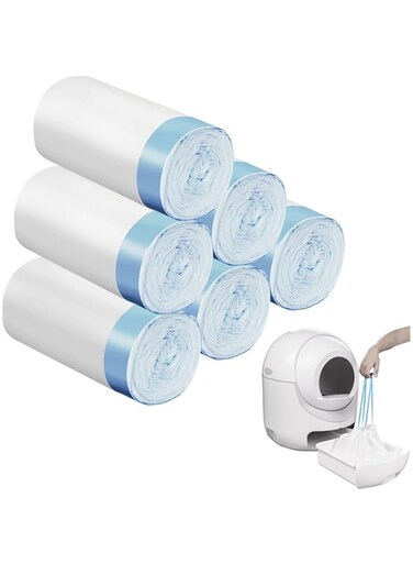 SLEEPHEAD&reg; 90 Count Extra Large Cat Litter Box Liners, Cat Litter Waste Receptacles Bags for Cleanpethome Self-Cleaning Cat Litter Box