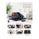 Mini Electric Elliptical Machine with Remote Control, 12 Speed, LCD Display for Home &amp; Office