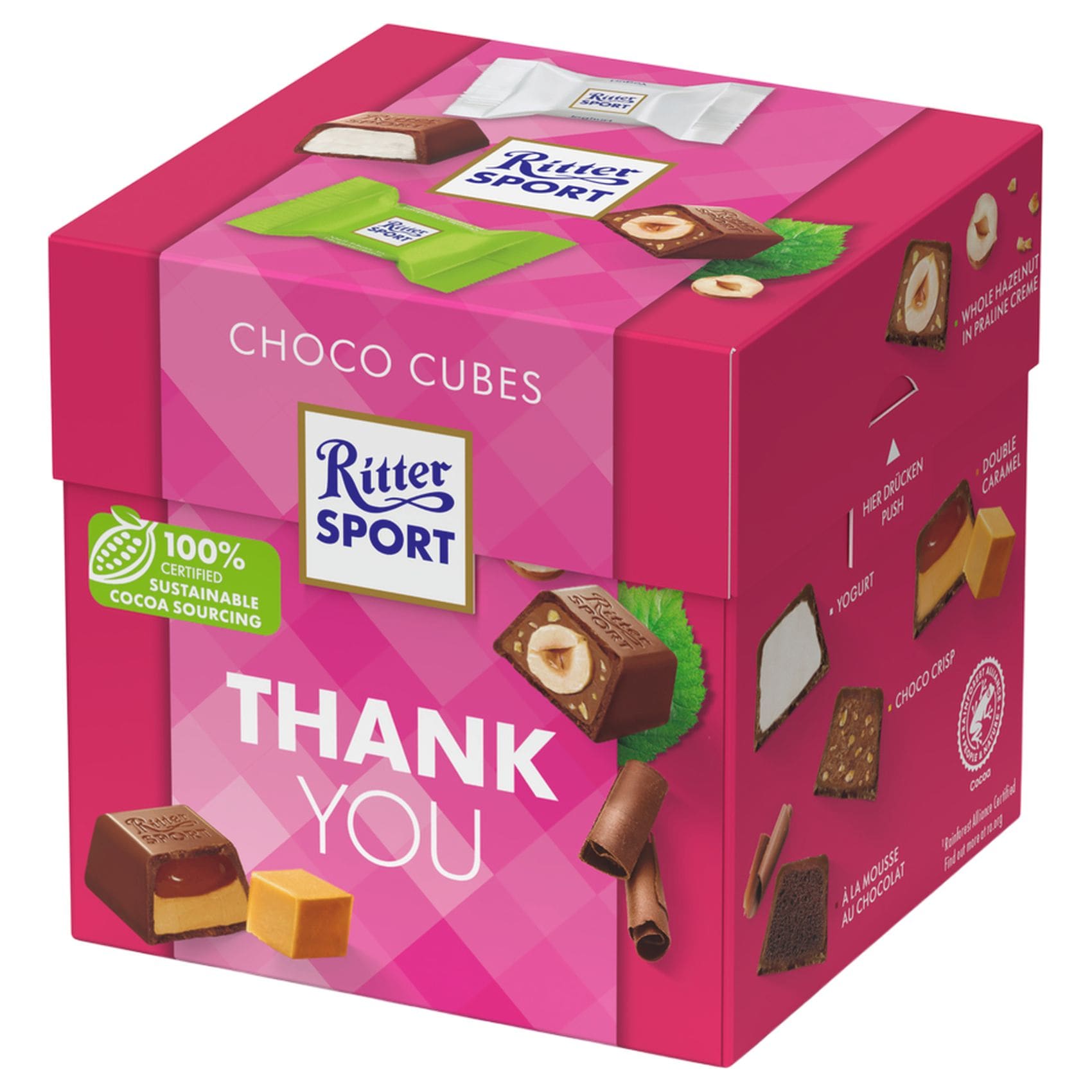 Buy Ritter Sport Thank You Choco Cubes 176g Online | Carrefour UAE