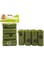 ALMEKAQUZ 8Pcs Dog Poop Bags with Green Dispenser, Extra Thick, Strong, Leak-Proof, and Biodegradable Pet Waste Bags for Dogs