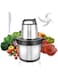 LAC LAICHY 32 Cup Large Capacity Meat Grinder,Food Processors Veggie Chopper with Stainless Steel Bowl 1200W Electric,2 Speed,4 Bi-Level Bladesand Spatula for Baby Food,Meat,Onion,Vegetables,Fruits