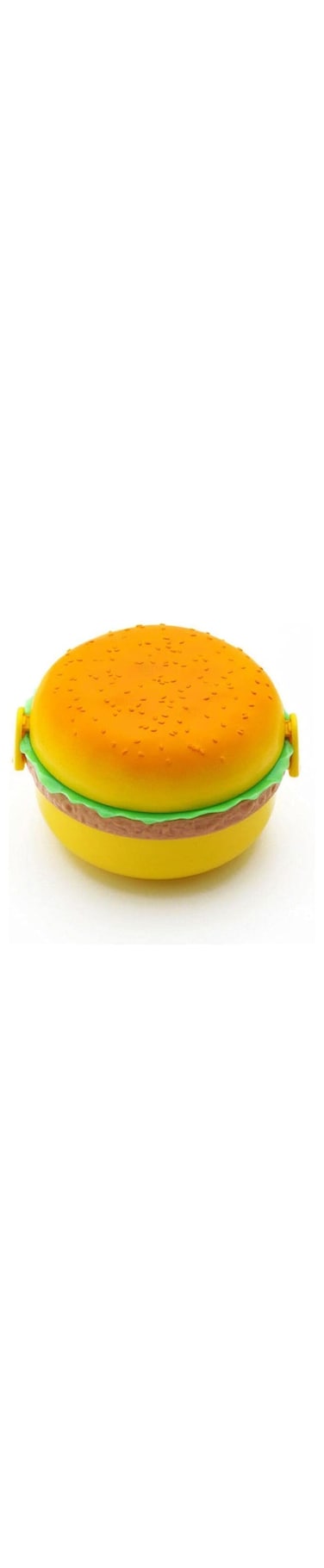 Amitasha 2 Layer Plastic Burger Shape Lunch Box Tiffin