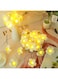 Azonee LED Artificial Plumeria Flower String Lights Hawaiian Foam Flower Light, 3AA/USB Powered, Fairy String Light for Bedroom, Birthday Wedding Beach Party