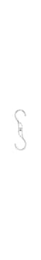 INTERDESIGN The Home Edit S Shaped Wardrobe Hook, 19.1 cm x 5.7 cm x 2.5 cm Size, Clear
