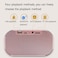 S2 Desktop Alarm Block Bluetooth Speaker Home Mirror Audio Support FM / TF Card &ndash; Rose Gold
