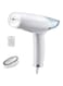 AputueTravel Steamer for Clothes, 1000W Portable Mini Iron With Transparent Water Cup, Household Hand-held Ironing Machine with Dust Brush, Foldable Garment Steamer Electric Iron (White UK Plug)