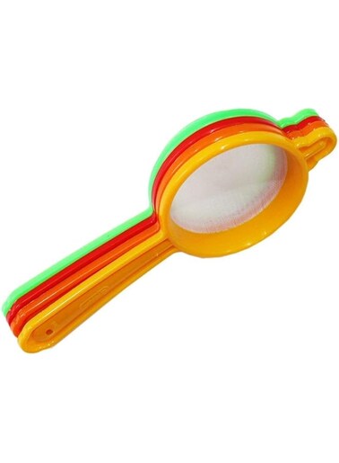 Garden Of Arts Plastic Tea and Coffee Strainers, Multicolour (Set of 4) Colour May Vary