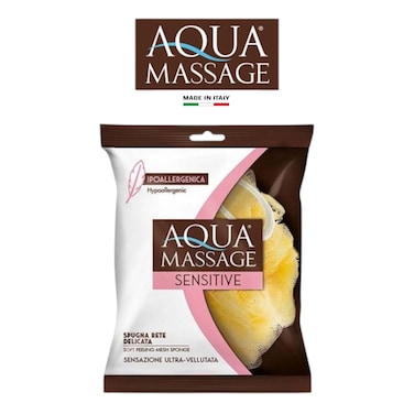 Aqua Massage Sensitive Peeling Bath Sponge &ndash; Gentle Mesh Texture, Ideal for Daily Use