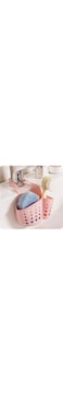 Portable Kitchen Sink Sponge Holder - Adjustable Hanging Basket for Soap, Sponge, and Storage - Multi-Functional Sink Organizer with Drain Holes