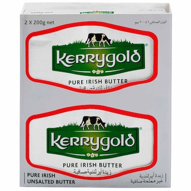 Kerrygold Pure Irish Unsalted Butter, 400g