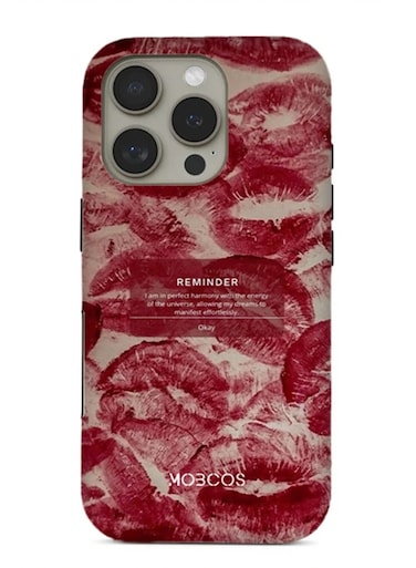 Mobcos iPhone 16 Pro Max Reminder Premium Case Compatible with Hybrid Dual-Layer Hard Shell + Silicone Protection - Scratch-Resistant Shockproof Mobile Cover