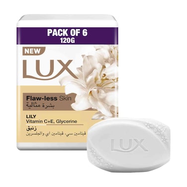 LUX  Bar Soap Creamy Perfect 120g Pack of 6