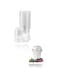 Plastic Smoothie Cups with Dome Lids 12.7oz - 50 Pack - Leak &amp; Crush Proof - Ideal for Drinks on the Go