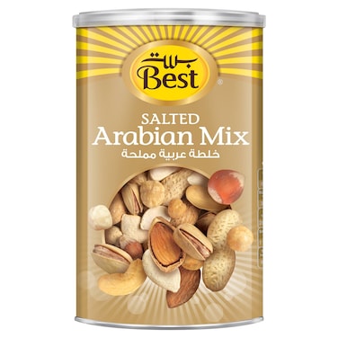 بست علبة مزيج مكسرات عربي مملح، 350 غرام