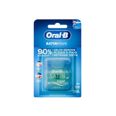 Oral-B Satin Mint Floss Tape Green 25m