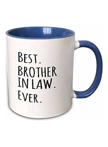 Best Brother In Law Ever Mug Blue/White/Black