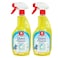 Carrefour Window and Glass Cleaner Lemon 750ml Pack of 2