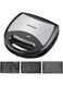 Blaupunkt 2-Slice Sandwich Maker, 3 in 1 Grill, Sandwich And Waffle Maker, 750W, With 3 Pairs Of Plates, KSM580