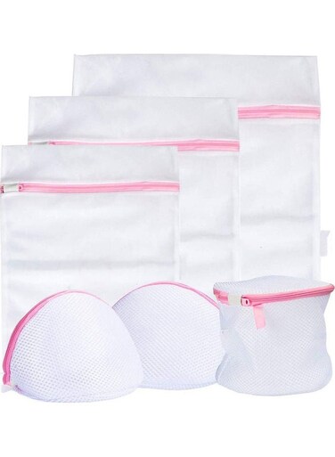 Laundry Wash Bag Pink 210grams