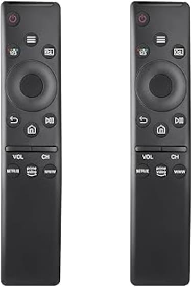 GUANYANYI (2 Packs) Universal Remote Control for All Samsung TV LED QLED UHD SUHD HDR LCD Frame Curved Solar HDTV 4K 8K 3D Smart TVs, with Buttons for Netflix, Prime Video, WWW