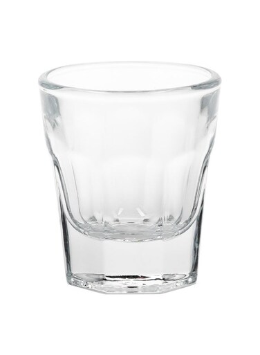 Otto 1 Ounce Shot Glasses, Set Of 6 Paneled Whiskey Shot Glasses - Fine-Blown, Heavy Base, Dishwasher-Safe, Clear Glass Shot Glass Set, Chip-Resistant, For Whiskey, Tequila, or Vodka