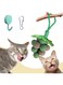 Tazweeq Catnip Toys Balls, Teeth Cleaning Cat Bite Toy, Cat Wall Treats, Interactive Cat Toys for Hours of Play